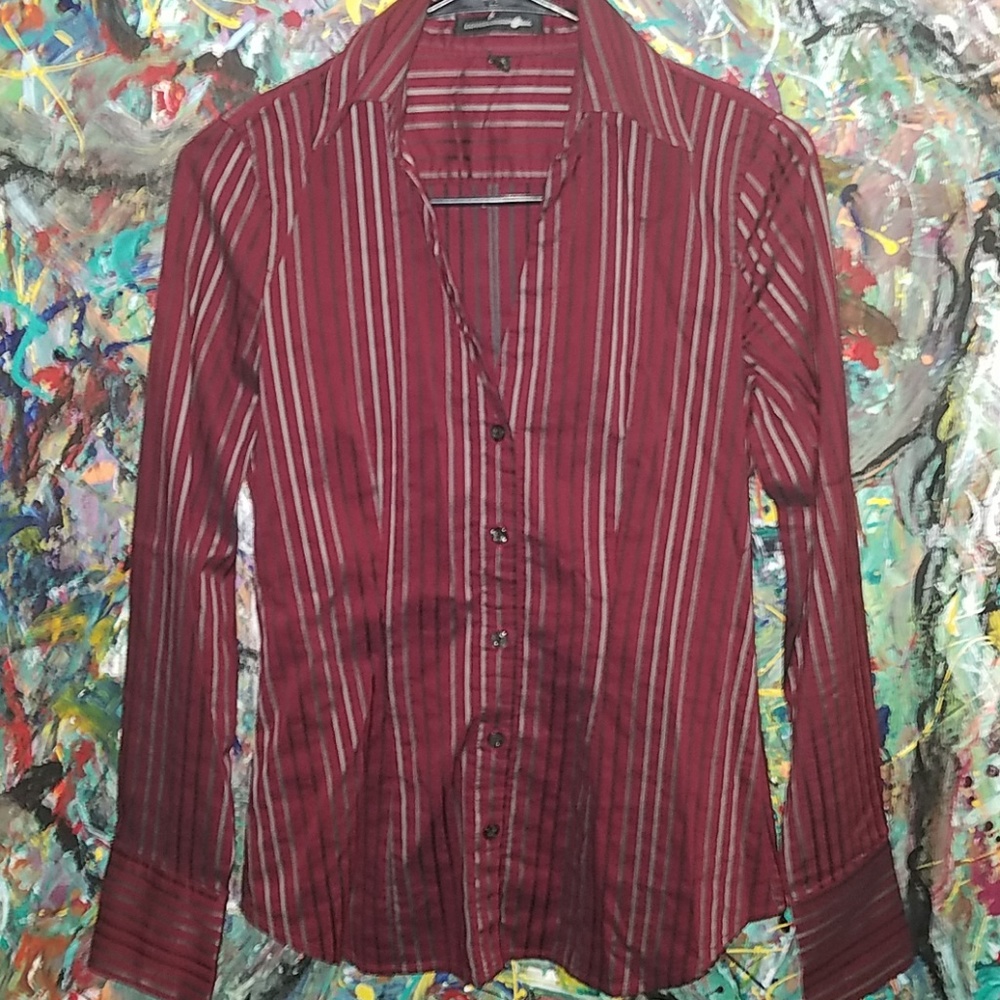 Express fitted dress shirt